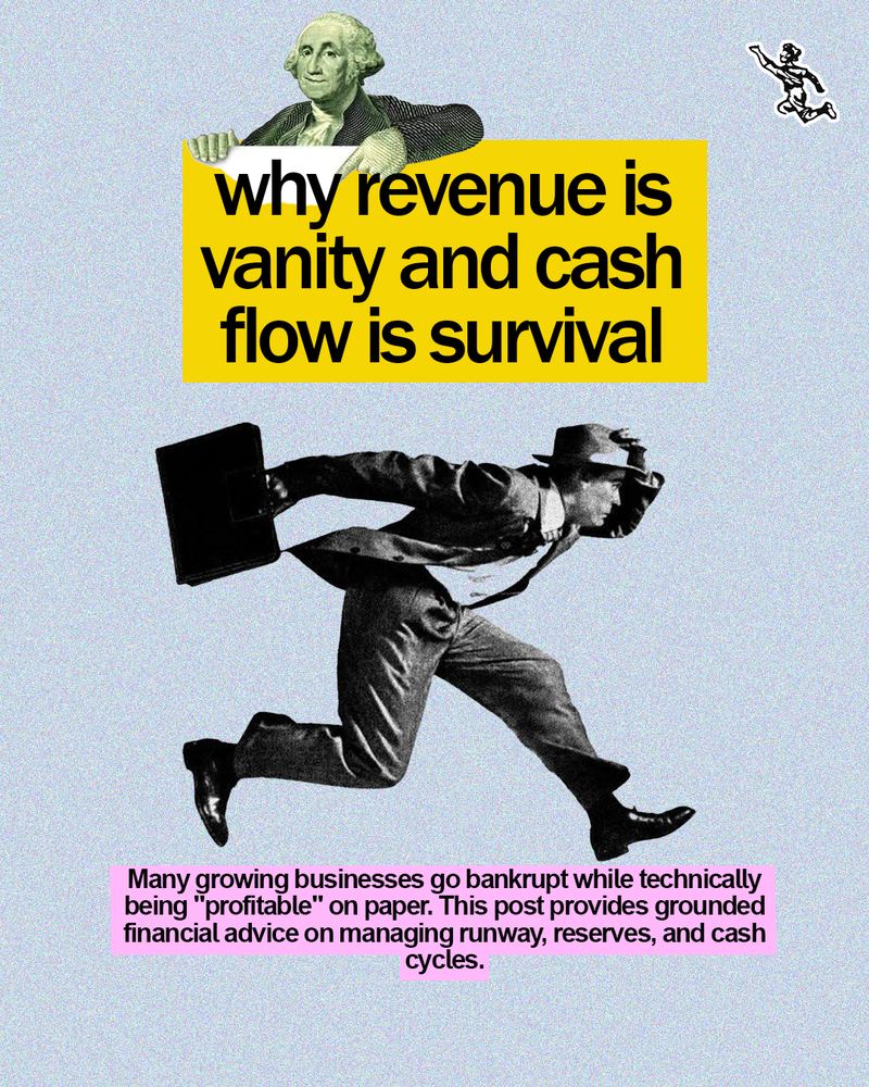 Why revenue is vanity and cash flow is survival