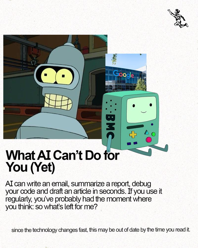 What AI can’t do for you yet